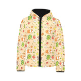 Guinea Pig Pattern Print Design 05 Kids' Boys' Girls' Padded Hooded Jacket