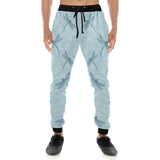 Dragonfly pattern blue background Unisex Casual Sweatpants