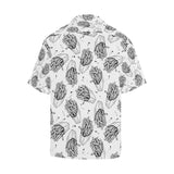 Hand drawn french fries pattern Men's All Over Print Hawaiian Shirt