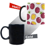 Passion fruit design pattern Morphing Mug Heat Changing Mug