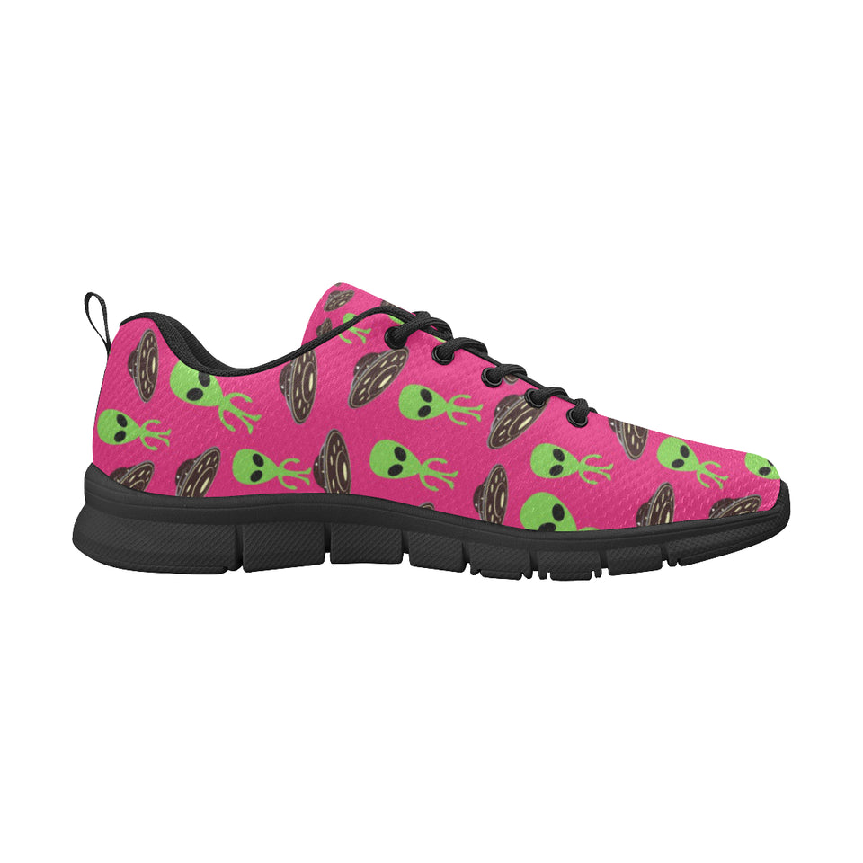 Alien Pattern Print Design 03 Men's Breathable Sneakers ( Model 055)