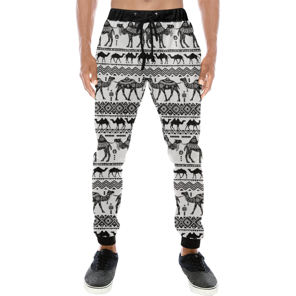 Camel polynesian tribal pattern Unisex Casual Sweatpants