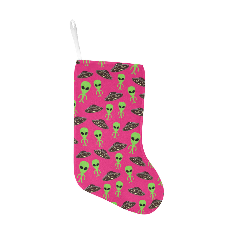 Alien Pattern Print Design 03 Christmas Stocking