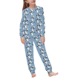 Seagull Pattern Print Design 04 Kids' Boys' Girls' All Over Print Pajama Set