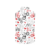 Bicycle Pattern Print Design 04 Women's Padded Vest