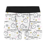 Siberian Husky design pattern Men's All Over Print Boxer Briefs Men's Underwear