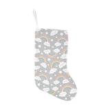 Cute rainbow clound star pattern Christmas Stocking
