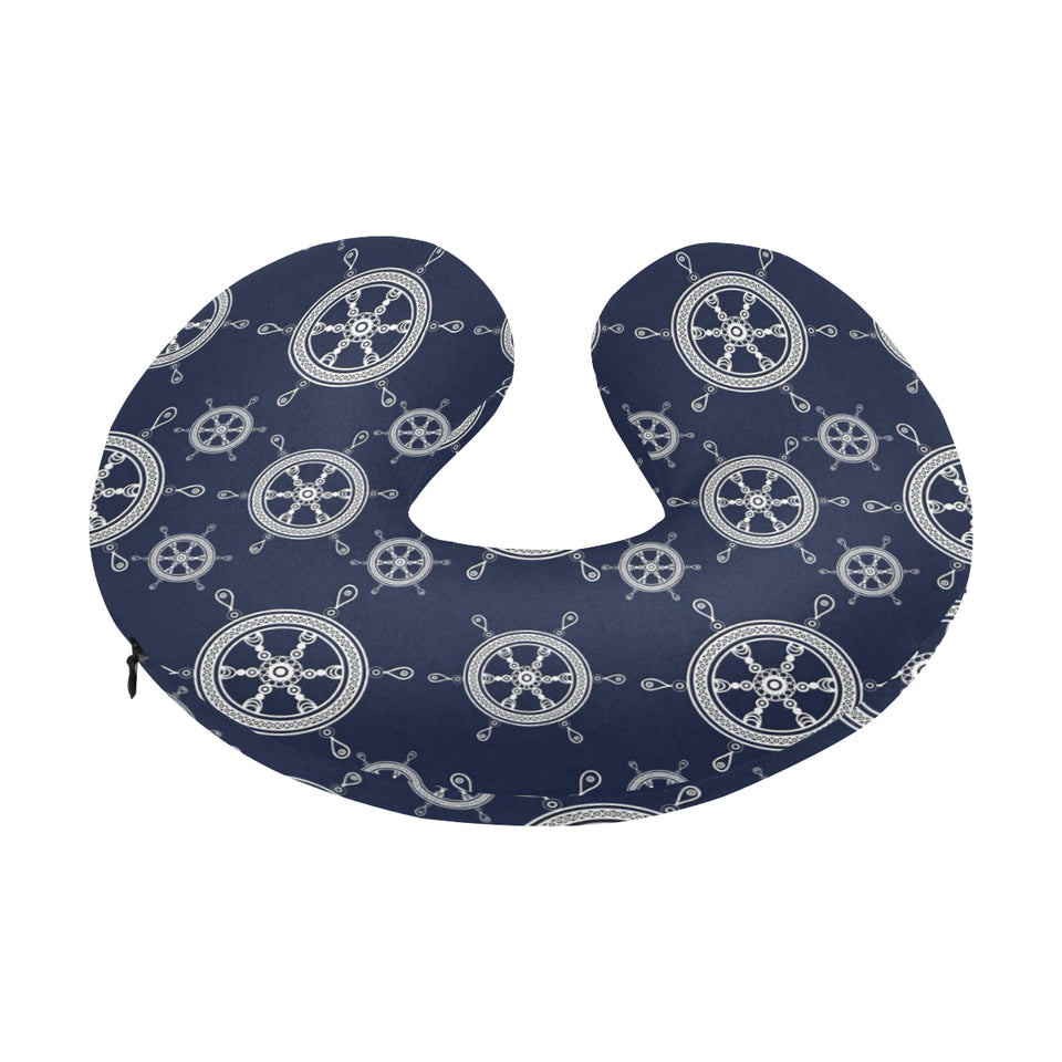 nautical steering wheel design pattern U-Shaped Travel Neck Pillow