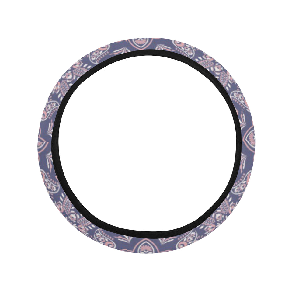 Indian Batik Style pattern Car Steering Wheel Cover