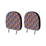 Goldfish Pattern Print Design 05 Car Headrest Cover