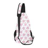 Pig Pattern Print Design 03 All Over Print Chest Bag