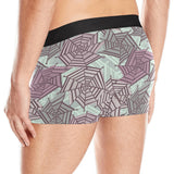 Spider web cobweb design color pattern Men's All Over Print Boxer Briefs Men's Underwear