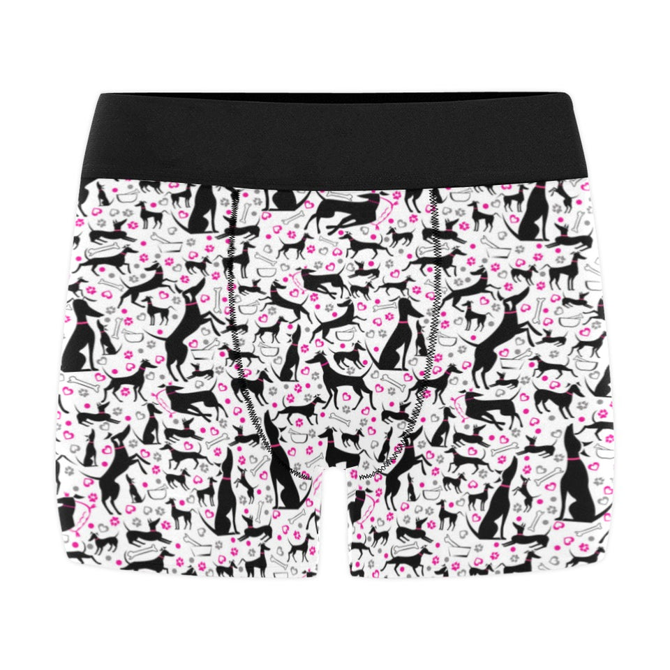Greyhound Pattern Print Design 02 Men's All Over Print Boxer Briefs Men's Underwear
