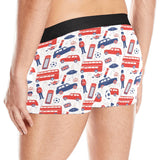 British Pattern Print Design 03 Men's All Over Print Boxer Briefs Men's Underwear