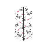 Hand Drawn faces of pandas pattern Women's Padded Vest