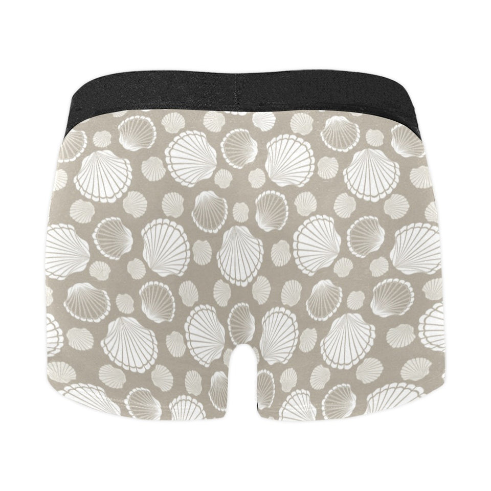 Scallop shell pattern Men's All Over Print Boxer Briefs Men's Underwear
