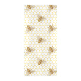 Bee honeycomb seamless design pattern Beach Towel