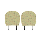 Camera Pattern Print Design 01 Car Headrest Cover