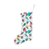 Dragonflies ginkgo leaves pattern Christmas Stocking