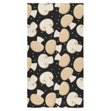 Champignon mushroom pattern Bath Towel