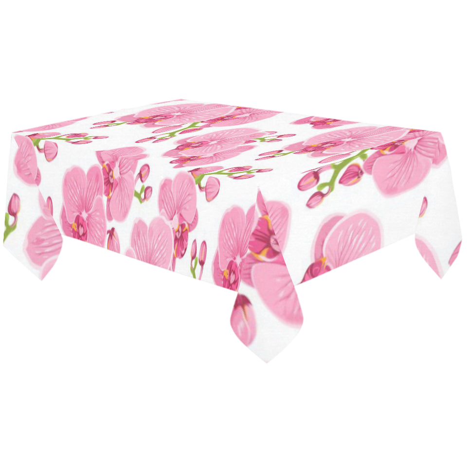 pink purple orchid pattern background Tablecloth