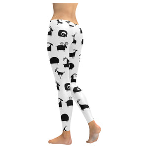 Goat ram pattern Women's Legging Fulfilled In US
