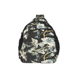 Japanese crane ornament elements All Over Print Chest Bag