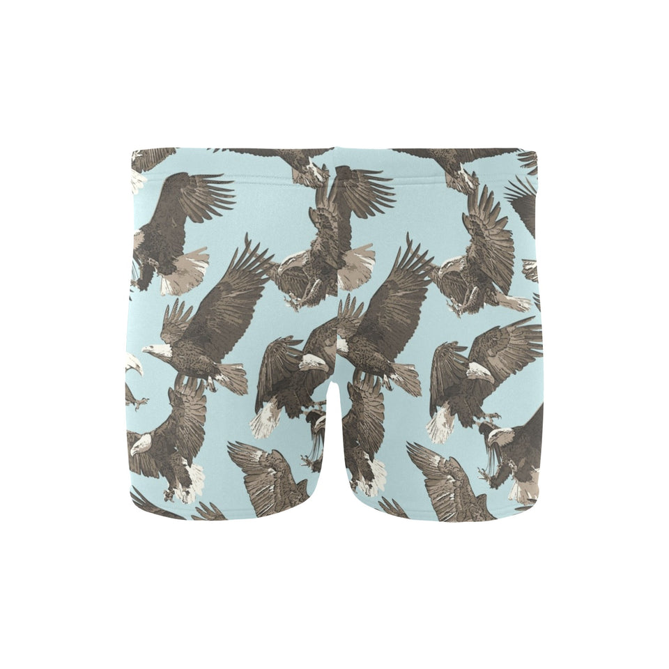 Eagle Pattern Print Design 01 Men's Swimming Trunks