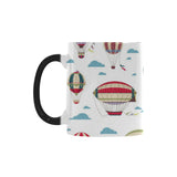 Hot air balloon pattern Morphing Mug Heat Changing Mug