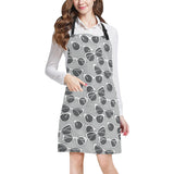 Sun Glasses Pattern Print Design 04 All Over Print Adjustable Apron