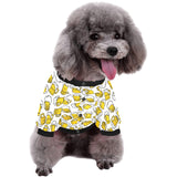 Beer design pattern All Over Print Pet Dog Round Neck Fuzzy Shirt
