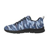 Blue camouflage pattern Men's Sneaker Shoes