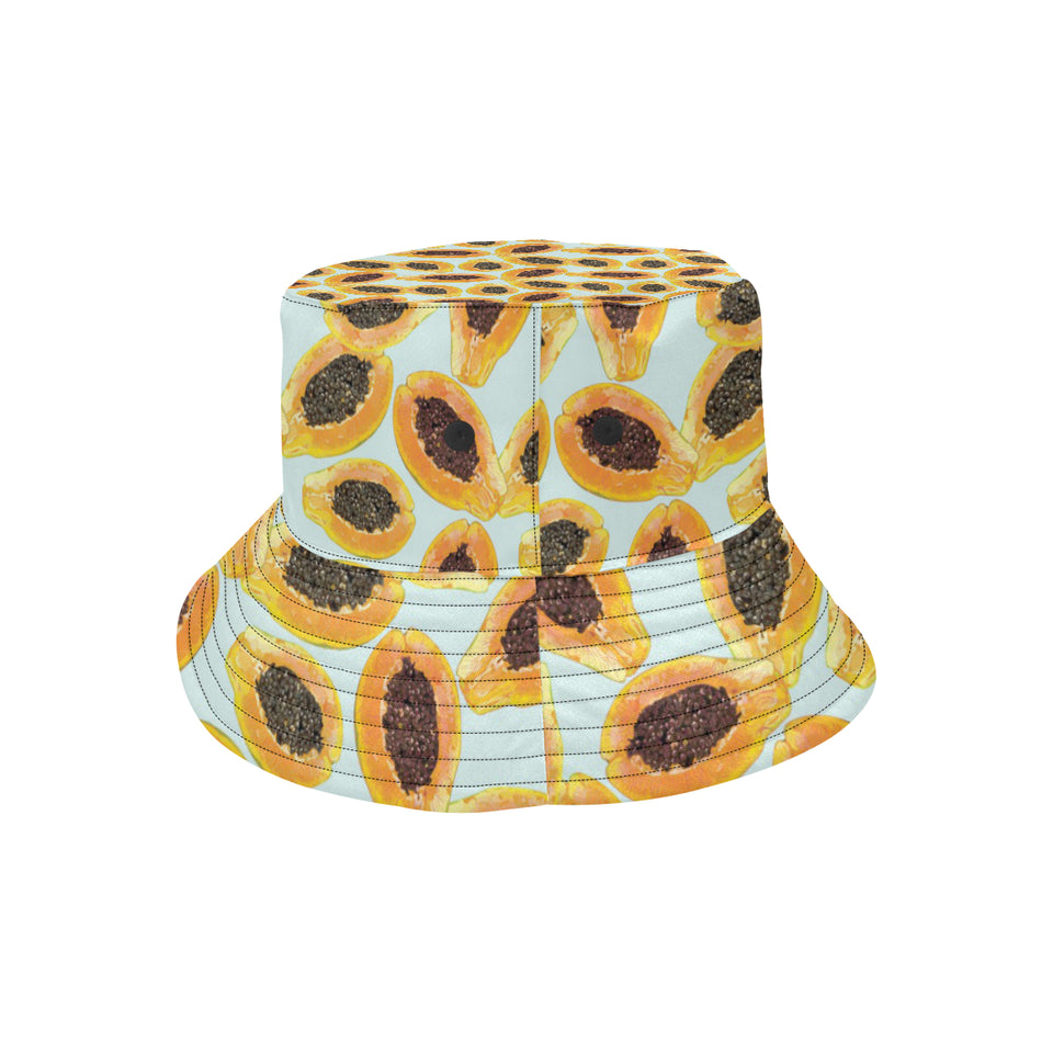 Watercolor papaya pattern Unisex Bucket Hat