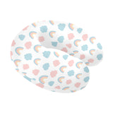 Cute rainbow clound pattern U-Shaped Travel Neck Pillow