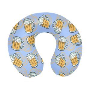 Beer pattern U-Shaped Travel Neck Pillow
