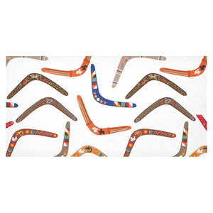Boomerang Australian aboriginal ornament pattern Tablecloth