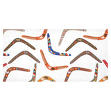 Boomerang Australian aboriginal ornament pattern Tablecloth