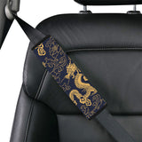 Gold dragon pattern Car Seat Belt Cover