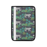 white bengal tigers tropical plant Car Seat Belt Cover
