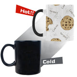 Sketch style cookie pattern Morphing Mug Heat Changing Mug