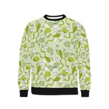 Cute frog dragonfly pattern Men's Crew Neck Sweatshirt