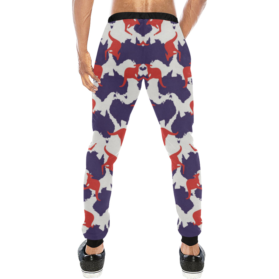 Kangaroo Australian pattern Unisex Casual Sweatpants