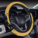 Kangaroo Australian aboriginal art pattern Car Steering Wheel Cover