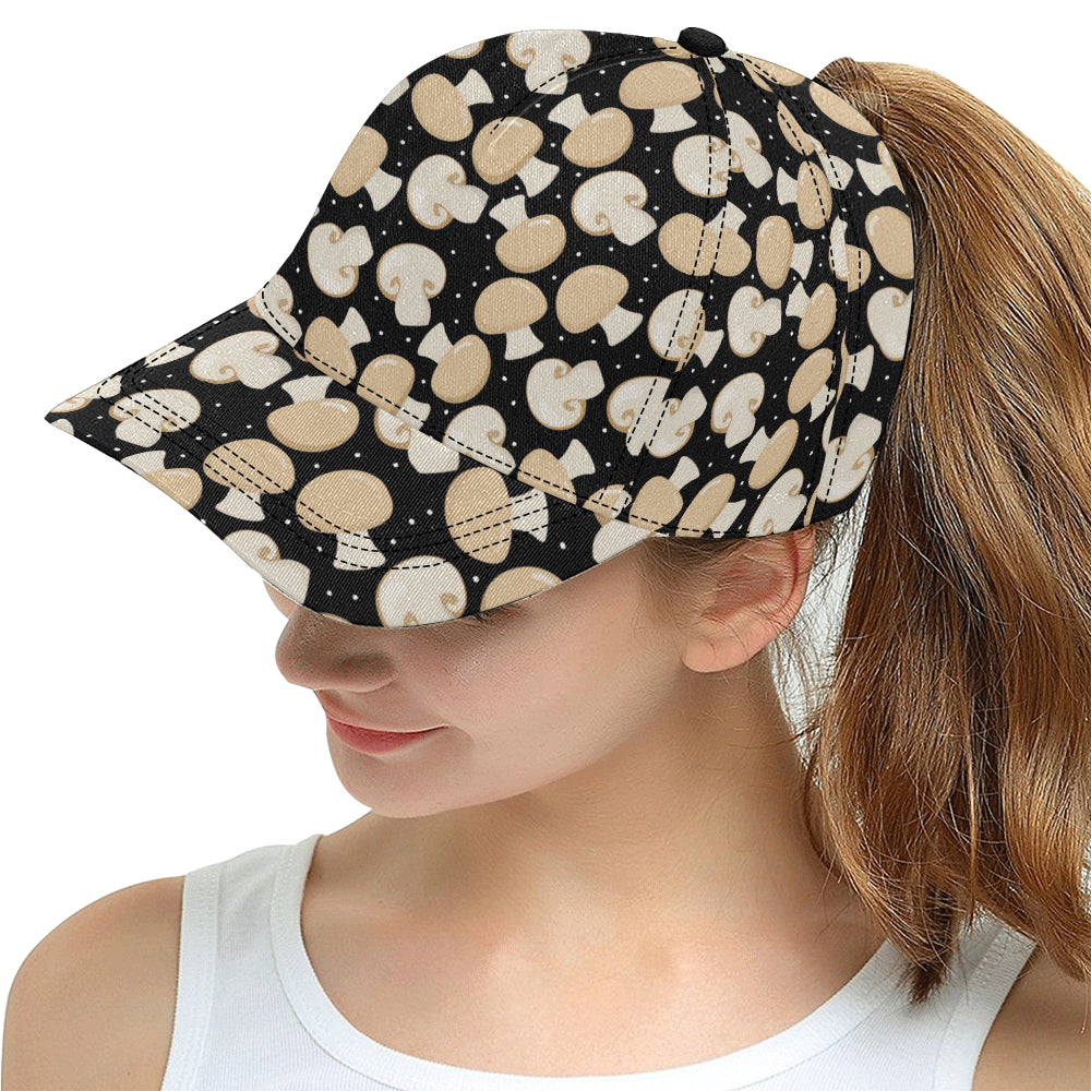 Champignon mushroom pattern All Over Print Snapback Cap