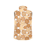 Various cookie pattern Women's Padded Vest