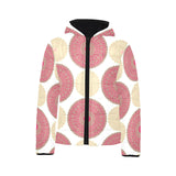 Circle indian pattern Kids' Boys' Girls' Padded Hooded Jacket