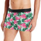 Watermelons tropical palm leaves pattern Men's All Over Print Boxer Briefs Men's Underwear