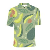 Avocado pattern Men's All Over Print Polo Shirt