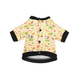 Guinea Pig Pattern Print Design 05 All Over Print Pet Dog Round Neck Fuzzy Shirt