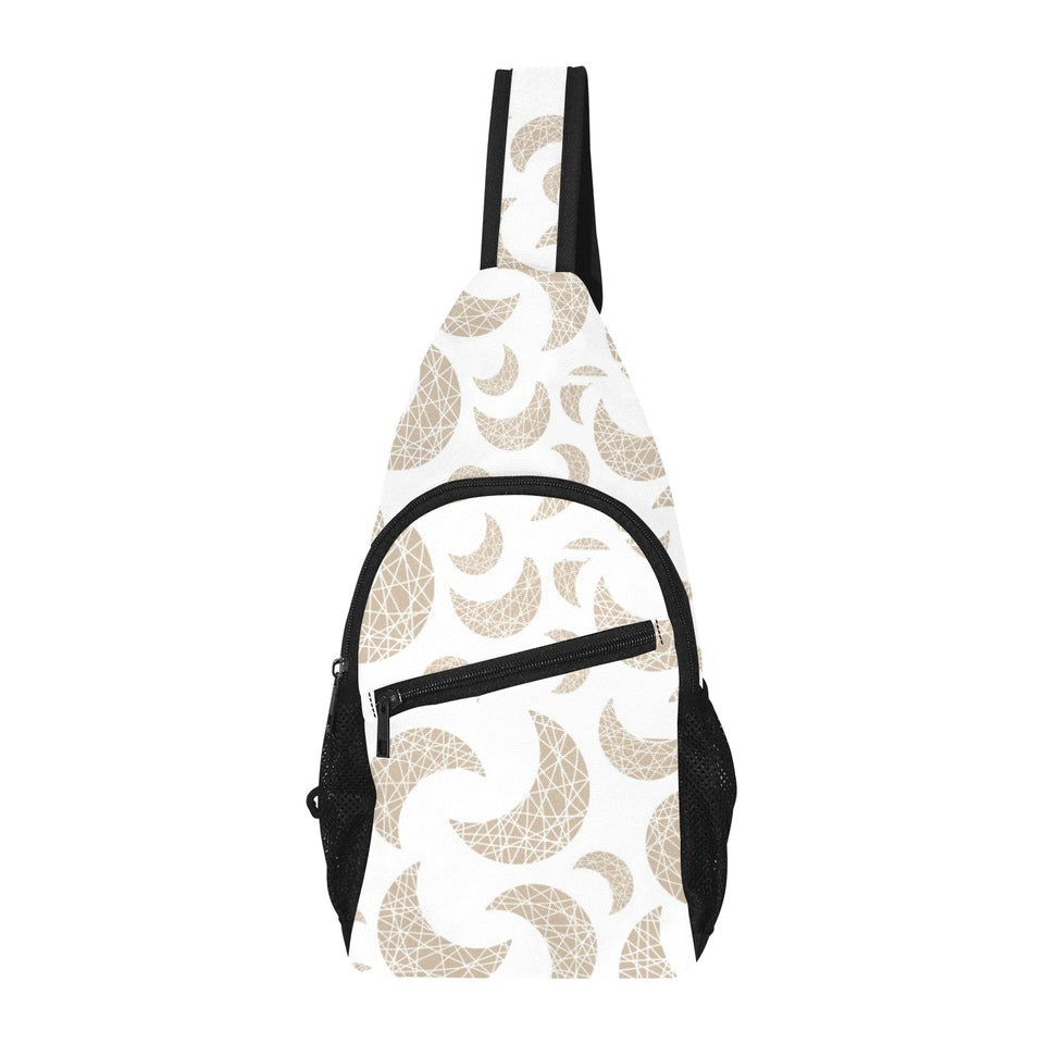Cool gold moon abstract pattern All Over Print Chest Bag